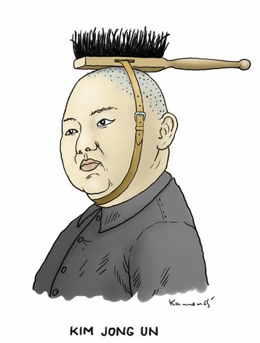 Résultat de recherche d'images pour "caricatures Kim Jong-un"