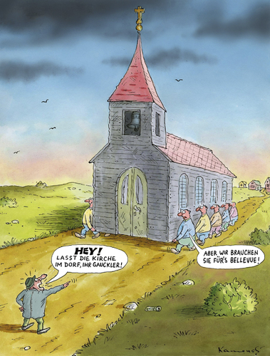 Cartoon: Kirche fürs Bellevue (medium) by marian kamensky tagged kirche,präsident,bellevue,schloss,gauck,joachim,joachim gauck,bellevue,bundespräsident,joachim,gauck