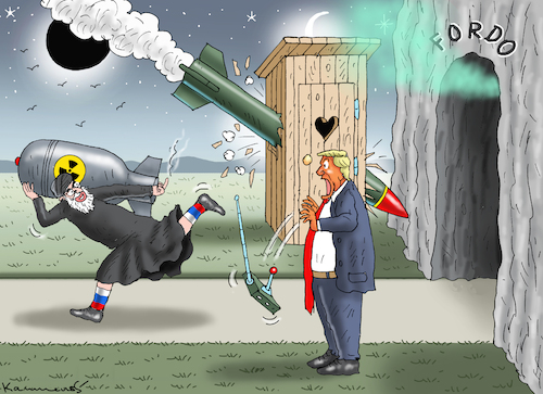 Cartoon: KNAPP DANEBEN IN FORDO (medium) by marian kamensky tagged humanitarian,aid,netanyahu,gaza,hamas,un,ghf,bunker,buster,in,fordo,irans,verbündete,humanitarian,aid,netanyahu,gaza,hamas,un,ghf,bunker,buster,in,fordo,irans,verbündete