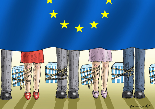 Cartoon: Krise isch over (medium) by marian kamensky tagged alexis,tsipras,griechenland,rettungsschirm,eu,referendum,griechowestern,alexis,tsipras,griechenland,rettungsschirm,eu,referendum,griechowestern