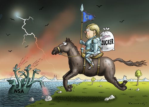 Cartoon: Kuschelkämpferin Merkel (medium) by marian kamensky tagged angela,merkel,neuland,twitter,facebook,obama,nsa,usa,internet,soziale,netzwerke,prism,tempora,angela,merkel,neuland,twitter,facebook,obama,nsa,usa,internet,soziale,netzwerke,prism,tempora