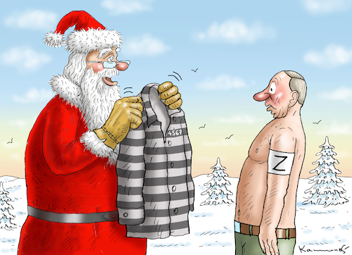 LAST CHRISTMAS By marian kamensky | Politics Cartoon | TOONPOOL