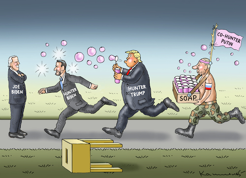 LIAR HUNTER TRUMPUTIN LIAR HUNTER TRUMPUTIN