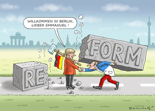 MACRON IN BERLIN