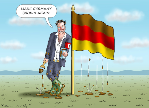 MAKE GERMANY BROWN AGAIN! MAKE GERMANY BROWN AGAIN!