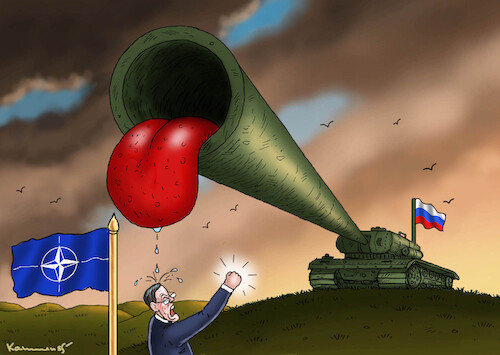 MARK RUTTE DROHT PUTIN