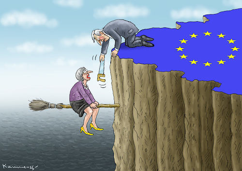 MAY BESUCHT JUNCKER MAY BESUCHT JUNCKER