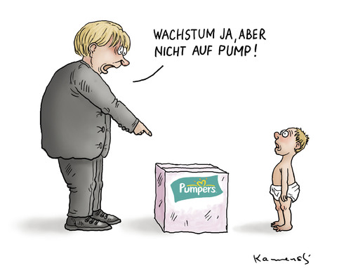 Merkel auf Pumptrip Merkel auf Pumptrip