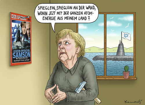Merkel im Spiegel Merkel im Spiegel
