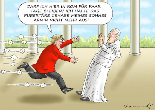 MERKEL IN ROM MERKEL IN ROM