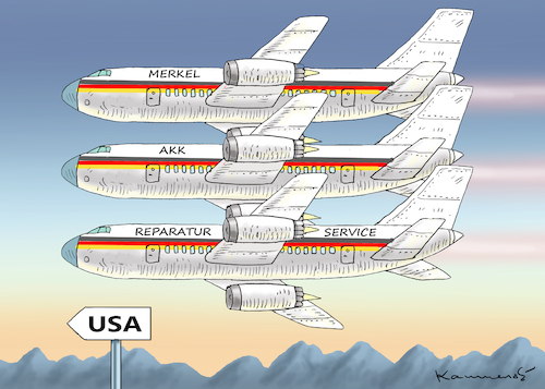 Cartoon: MERKEL UND AKK GETRENNT (medium) by marian kamensky tagged merkel,seehofer,unionskrise,csu,cdu,flüchtlinge,kontrollzentren,für,salvini,defizit,plastiktütenverbot,akk,amerikaflug,merkel,seehofer,unionskrise,csu,cdu,flüchtlinge,kontrollzentren,für,salvini,defizit,plastiktütenverbot,akk,amerikaflug