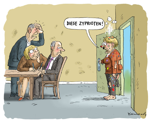 Merkel und die Zyprioten