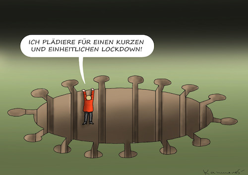 Cartoon: MERKELS KURZLOCKDOWN (medium) by marian kamensky tagged merkel,seehofer,unionskrise,csu,cdu,flüchtlinge,gauland,merz,afd,akk,spahn,pegida,hutbürger,höcke,führer,wahlen,thüringen,kemmerich,tag,der,deutschen,vorsitz,söder,laschet,einheit,moria,lesbos,lockdown,merkel,seehofer,unionskrise,csu,cdu,flüchtlinge,gauland,merz,afd,akk,spahn,pegida,hutbürger,höcke,führer,wahlen,thüringen,kemmerich,tag,der,deutschen,vorsitz,söder,laschet,einheit,moria,lesbos,lockdown