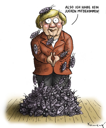 Merkels NSA Jucken Merkels NSA Jucken