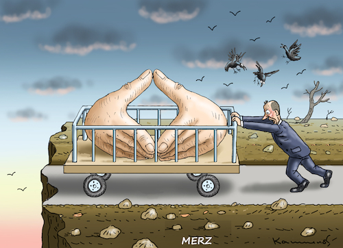 Cartoon: MORGEN KOMMT MERZ (medium) by marian kamensky tagged rechtsaußen,handwerker,merz,und,maaßen,laschet,cdu,afd,höcke,rechtsaußen,handwerker,merz,und,maaßen,laschet,cdu,afd,höcke