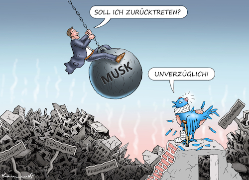 MUSK WIRD ZURÜCKTRETTEN MUSK WIRD ZURÜCKTRETTEN