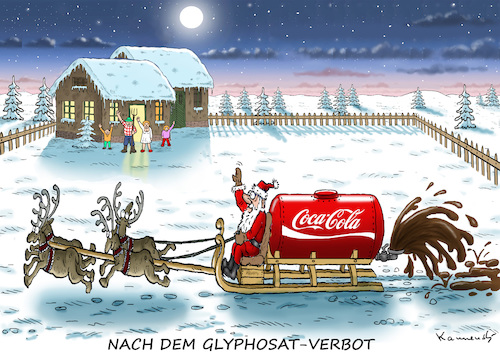 Cartoon: NACH DEM GLYPHOSATVERBOT (medium) by marian kamensky tagged glyphosat,glyphosat