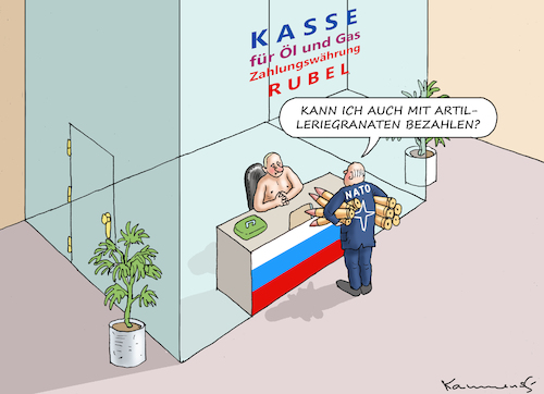 NATO KAUFT BEI PUTIN EIN NATO KAUFT BEI PUTIN EIN
