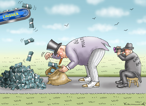 Cartoon: ÖLMULTIS UND KARTELLAMT (medium) by marian kamensky tagged putins,bescherung,ukraine,provokation,swift,ölmultis,und,kartellamt,nato,osterweiterung,putins,bescherung,ukraine,provokation,swift,ölmultis,und,kartellamt,nato,osterweiterung