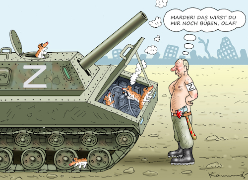 Cartoon: OLAF BEKOMMT ÄRGER (medium) by marian kamensky tagged putins,bescherung,ukraine,provokation,swift,macron,draghi,scholz,kiew,nato,osterweiterung,putins,bescherung,ukraine,provokation,swift,macron,draghi,scholz,kiew,nato,osterweiterung