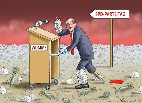 OLAF GEHT ZUM SPD-PARTEITAG