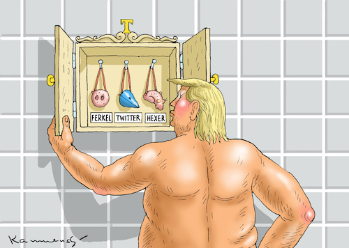 Cartoon: ORANGE PROBLEMS (medium) by marian kamensky tagged obama,trump,präsidentenwahlen,usa,baba,vanga,republikaner,inauguration,demokraten,wikileaks,faschismus,obama,trump,präsidentenwahlen,usa,baba,vanga,republikaner,inauguration,demokraten,wikileaks,faschismus