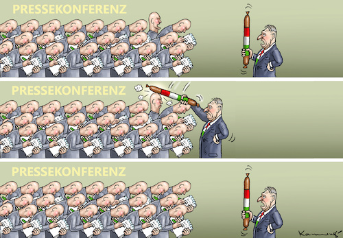 Cartoon: MUNDTOTMACHER ORBAN (medium) by marian kamensky tagged kkk,monarchie,babis,strache,kurz,orban,kopftuchverbot,populismus,kazsynski,ungarn,pressefreiheit,kkk,monarchie,babis,strache,kurz,orban,kopftuchverbot,populismus,kazsynski,ungarn,pressefreiheit