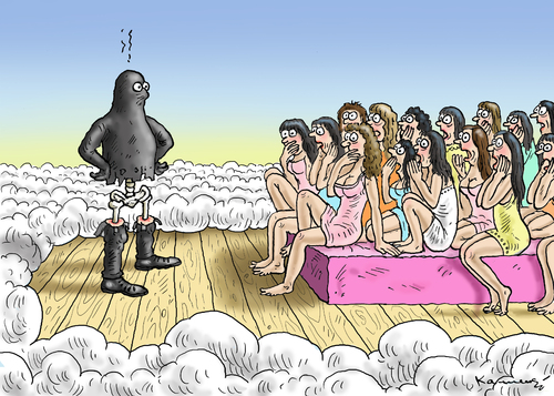 Cartoon: PARADIES (medium) by marian kamensky tagged hollande,trifft,obama,terroranschlag,in,paris,hollande,trifft,obama,terroranschlag,in,paris