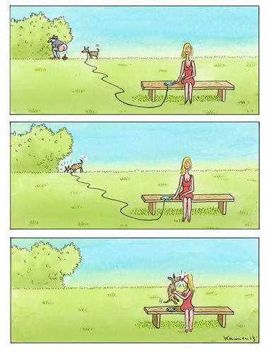 Cartoon: Paris Hilton (medium) by marian kamensky tagged humor,illustration,hunde,hund,tiere,tierbesitzer,tierliebe