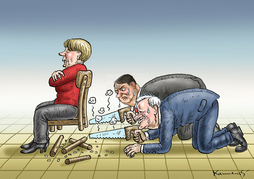 Cartoon: Parteiensägen (medium) by marian kamensky tagged wahlen,in,meklennburg,vorpommern,npd,afd,jörg,meuthen,horst,seehofer,merkel,csu,cdu,wahlen,in,meklennburg,vorpommern,npd,afd,jörg,meuthen,horst,seehofer,merkel,csu,cdu