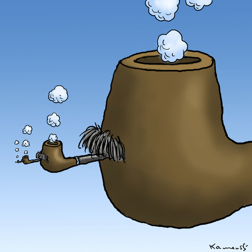 Cartoon: Pfeifenpfeife (medium) by marian kamensky tagged günter,grass,günter grass,günter,grass