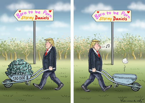 500px x 357px - Porno Trump By marian kamensky | Politics Cartoon | TOONPOOL