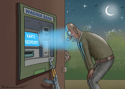 Cartoon: PRIGOSCHIN BESORGT (medium) by marian kamensky tagged prigoschin,besorgt,prigoschin,besorgt