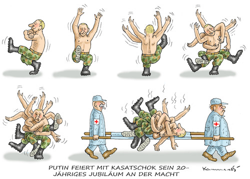 Cartoon: PUTIN FEIERT 20 JAHRE MACHT (medium) by marian kamensky tagged venezuela,maduro,trump,putin,revolution,oil,industry,socialism,venezuela,maduro,trump,putin,revolution,oil,industry,socialism