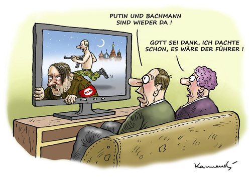 Putin und Bachmann wieder da Putin und Bachmann wieder da