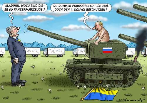 Putins neuer Hilfskonvoi Putins neuer Hilfskonvoi