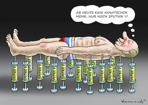 Cartoon: PUTINS UMSTIEG (medium) by marian kamensky tagged coronavirus,epidemie,gesundheit,panik,stillegung,george,floyd,twittertrump,pandemie,weihnachten,söder,putin,sputnik,santa,klaus,coronavirus,epidemie,gesundheit,panik,stillegung,george,floyd,twittertrump,pandemie,weihnachten,söder,putin,sputnik,santa,klaus