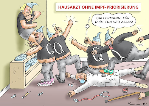 Cartoon: QUERDENKERWENDE (medium) by marian kamensky tagged priorisierung,impfung,impfreihenfolge,priorisierung,impfung,impfreihenfolge