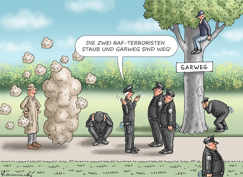 RAF-TERRORISTEN STAUB UND GARWEG RAF-TERRORISTEN STAUB UND GARWEG