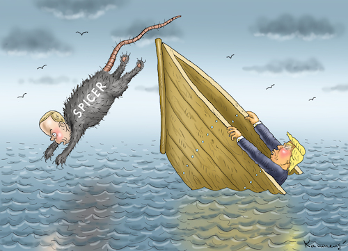 Cartoon: RATTEN VERLASSEN DAS SCHIFF (medium) by marian kamensky tagged obama,trump,präsidentenwahlen,usa,baba,vanga,republikaner,inauguration,demokraten,spicer,wikileaks,faschismus,obama,trump,präsidentenwahlen,usa,baba,vanga,republikaner,inauguration,demokraten,spicer,wikileaks,faschismus