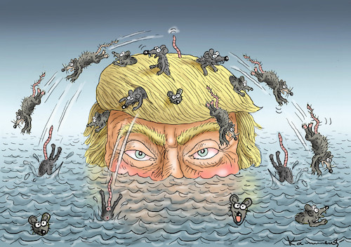 Cartoon: RATTEN VERLASSEN DAS SCHIFF (medium) by marian kamensky tagged obama,trump,präsidentenwahlen,usa,baba,vanga,republikaner,inauguration,demokraten,wikileaks,faschismus,manafort,cohen,obama,trump,präsidentenwahlen,usa,baba,vanga,republikaner,inauguration,demokraten,wikileaks,faschismus,manafort,cohen