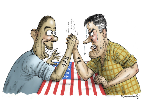Romney vs Obama TV Duell Romney vs Obama TV Duell