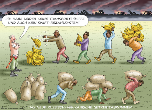 Russisch-Afrikanisches Getreidea Russisch-Afrikanisches Getreidea