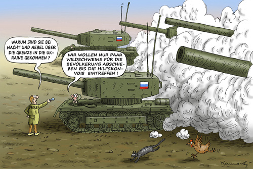 Cartoon: Russischer Panzerhilfskonvoi (medium) by marian kamensky tagged vitali,klitsccko,ukraine,janukowitsch,demokratie,gewalt,bürgerkrieg,timoschenko,helmut,schmidt,putinversteher,flugzeugunglück,hilfskonvoi,flugzeugabschuss,donezk,vitali,klitsccko,ukraine,janukowitsch,demokratie,gewalt,bürgerkrieg,timoschenko,helmut,schmidt,putinversteher,flugzeugunglück,hilfskonvoi,flugzeugabschuss,donezk