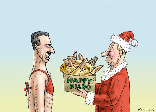 SANTA PUTIN BESCHENKT ASSAD SANTA PUTIN BESCHENKT ASSAD