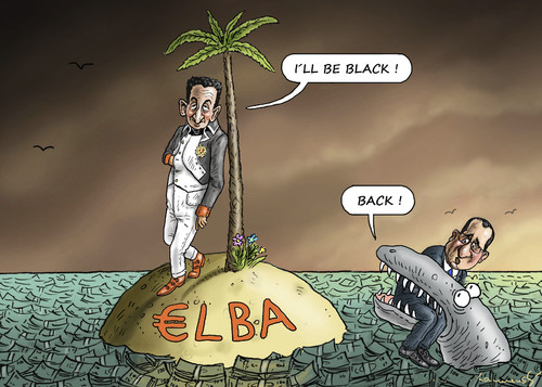 Cartoon: SARKOZY WILL ZURÜCK (medium) by marian kamensky tagged sarkozy,will,zurück,sarkozy,will,zurück