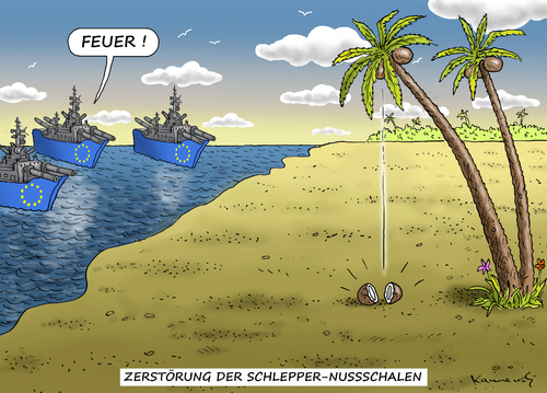 SCHLEPPERBOOTE ZERSTÖREN SCHLEPPERBOOTE ZERSTÖREN