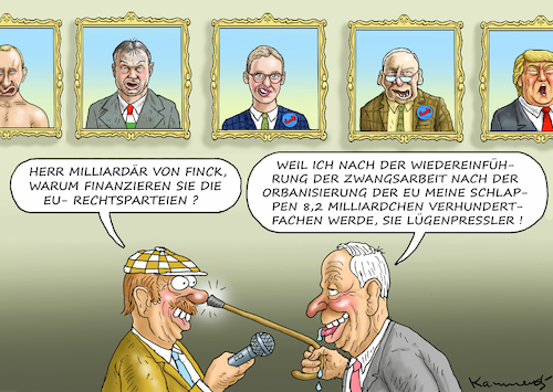 Cartoon: SCHMUTZFINK (medium) by marian kamensky tagged merkel,seehofer,unionskrise,csu,cdu,flüchtlinge,gauland,merz,afd,merkel,seehofer,unionskrise,csu,cdu,flüchtlinge,gauland,merz,afd