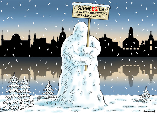 Cartoon: Schneegida (medium) by marian kamensky tagged santa,klaus,weihnachten,geschenke,schneegida,pegida,dresden,bescherung,santa,klaus,weihnachten,geschenke,schneegida,pegida,dresden,bescherung