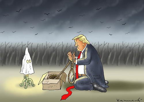 Cartoon: SCHÖNE BESCHEUERUNG (medium) by marian kamensky tagged us,wahlen,joe,biden,trump,corona,bob,woodward,harris,pence,us,wahlen,joe,biden,trump,corona,bob,woodward,harris,pence